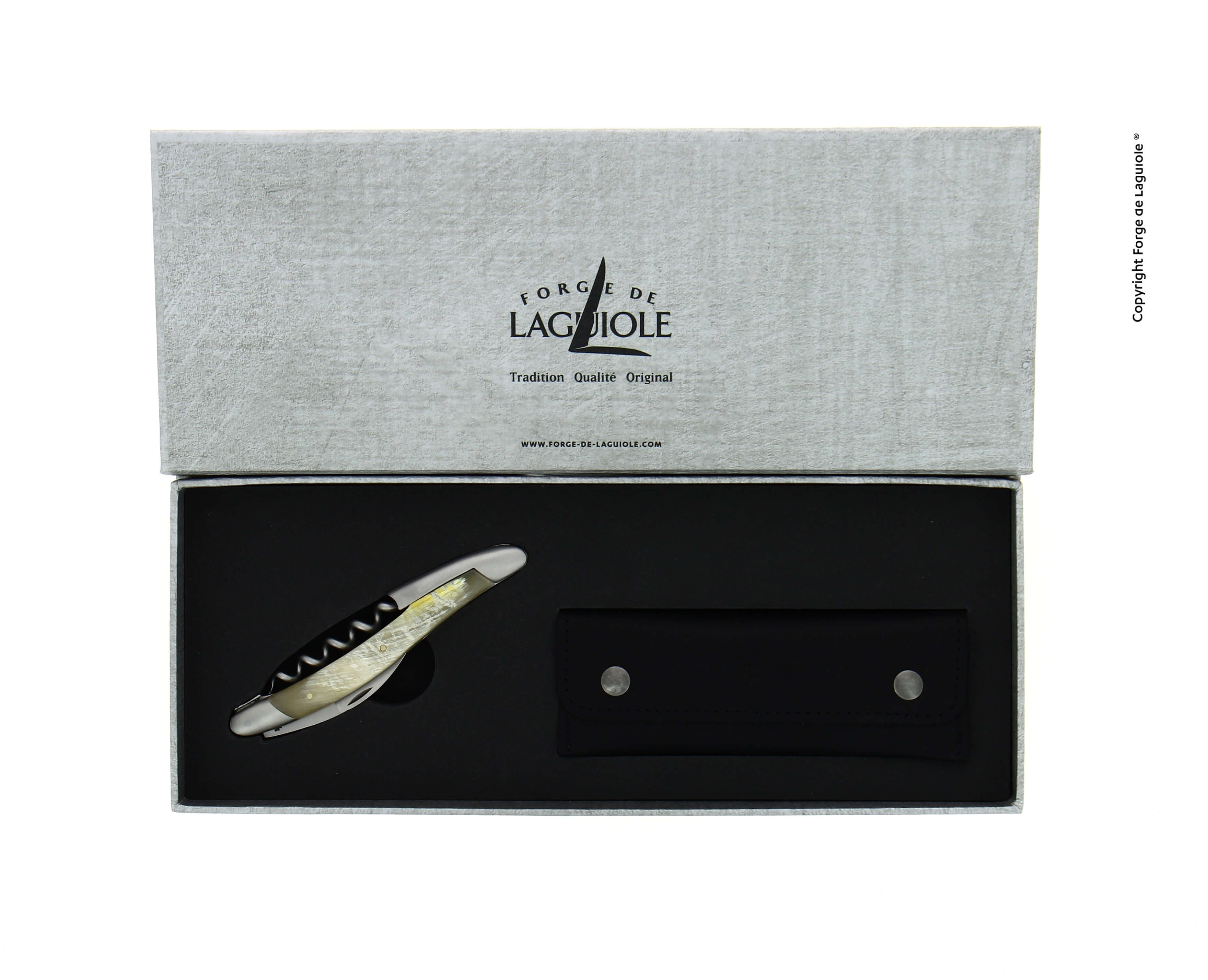 Forge De Laguiole Sommelier Aubrac Cuerno Acabado satinado
