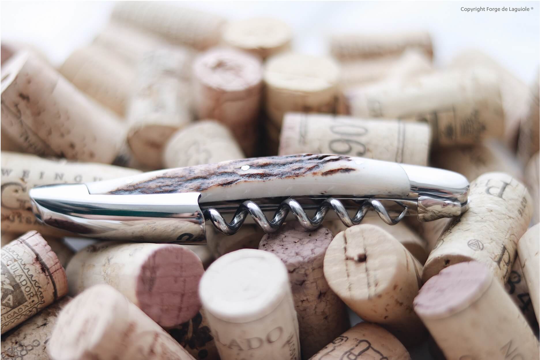 Cuernos de ciervo Sommelier Forge De Laguiole Acabado pulido