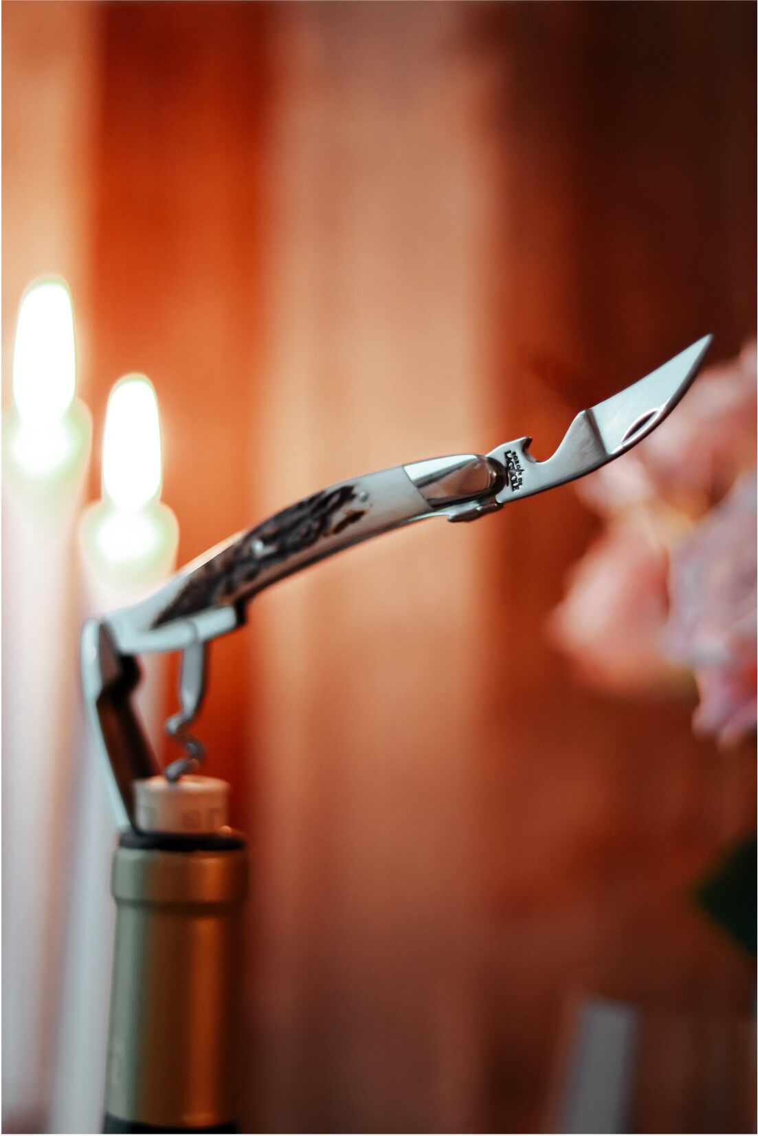 Cuernos de ciervo Sommelier Forge De Laguiole Acabado pulido