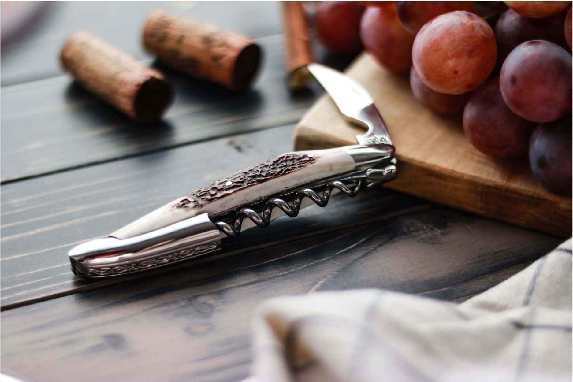 Cuernos de ciervo Sommelier Forge De Laguiole Acabado pulido