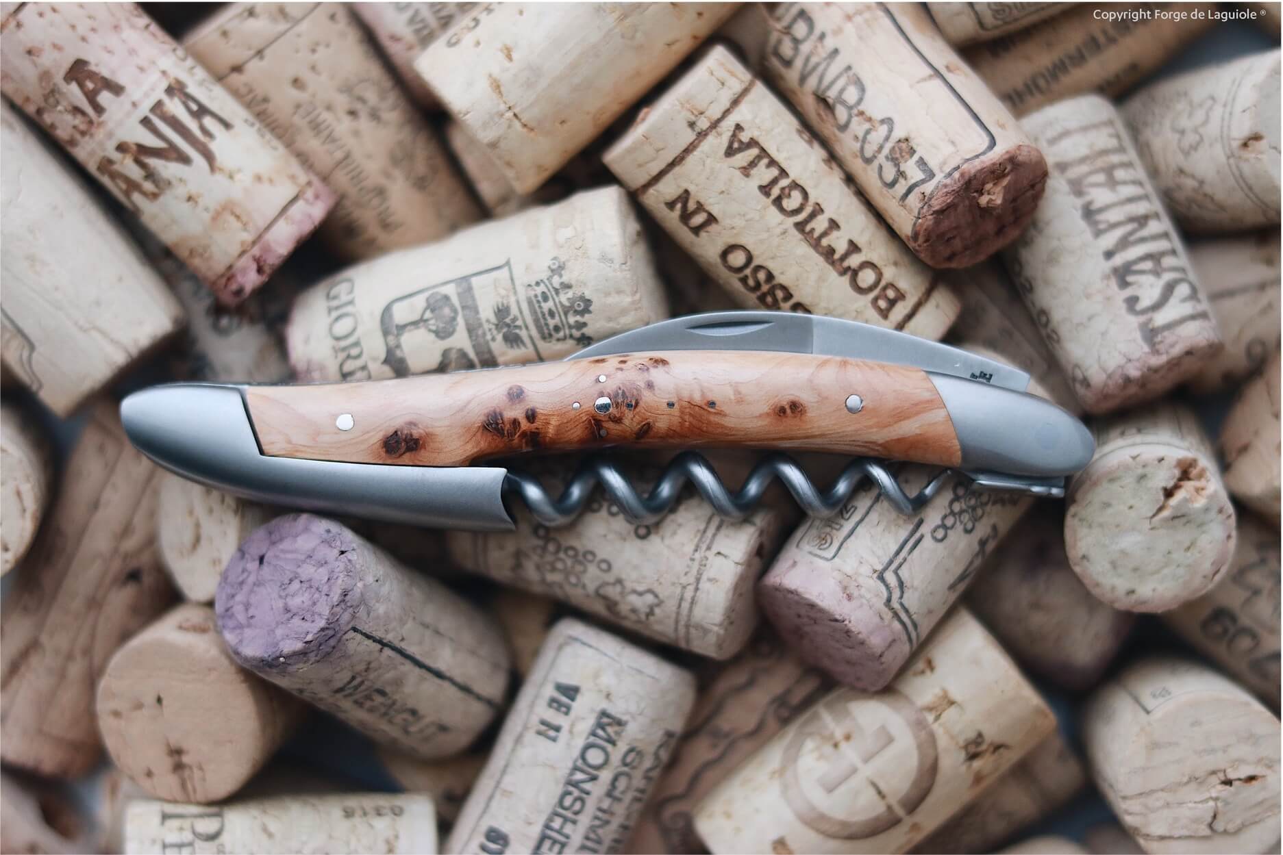 Forge De Laguiole Sommelier Enebro Acabado satinado