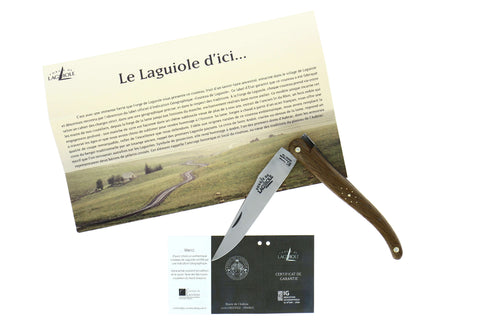 Couteau «Laguiole d’ici» - navaja plegable 12 cm