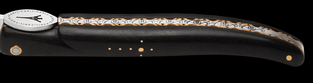 Laguiole En Aubrac - ORIGINE TOUR EIFFEL - Navaja con mango de ébano