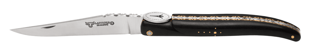 Laguiole En Aubrac - ORIGINE TOUR EIFFEL - Navaja con mango de ébano
