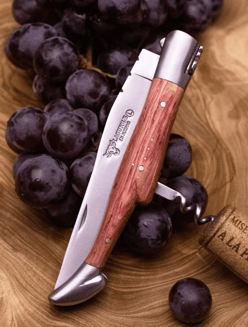 Laguiole En Aubrac – Navaja con Sacacorchos – Mango de Roble de Barrica