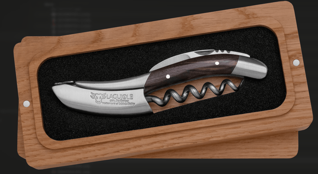 Classic Laguiole Sommelier – Ébano de Macassar – Acabado Mate