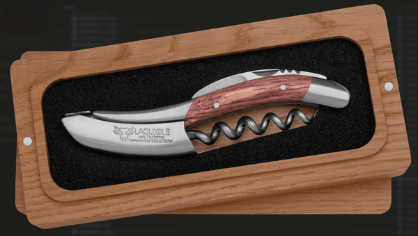 Classic Laguiole Sommelier – Roble de Barrica de Vino – Acabado Mate