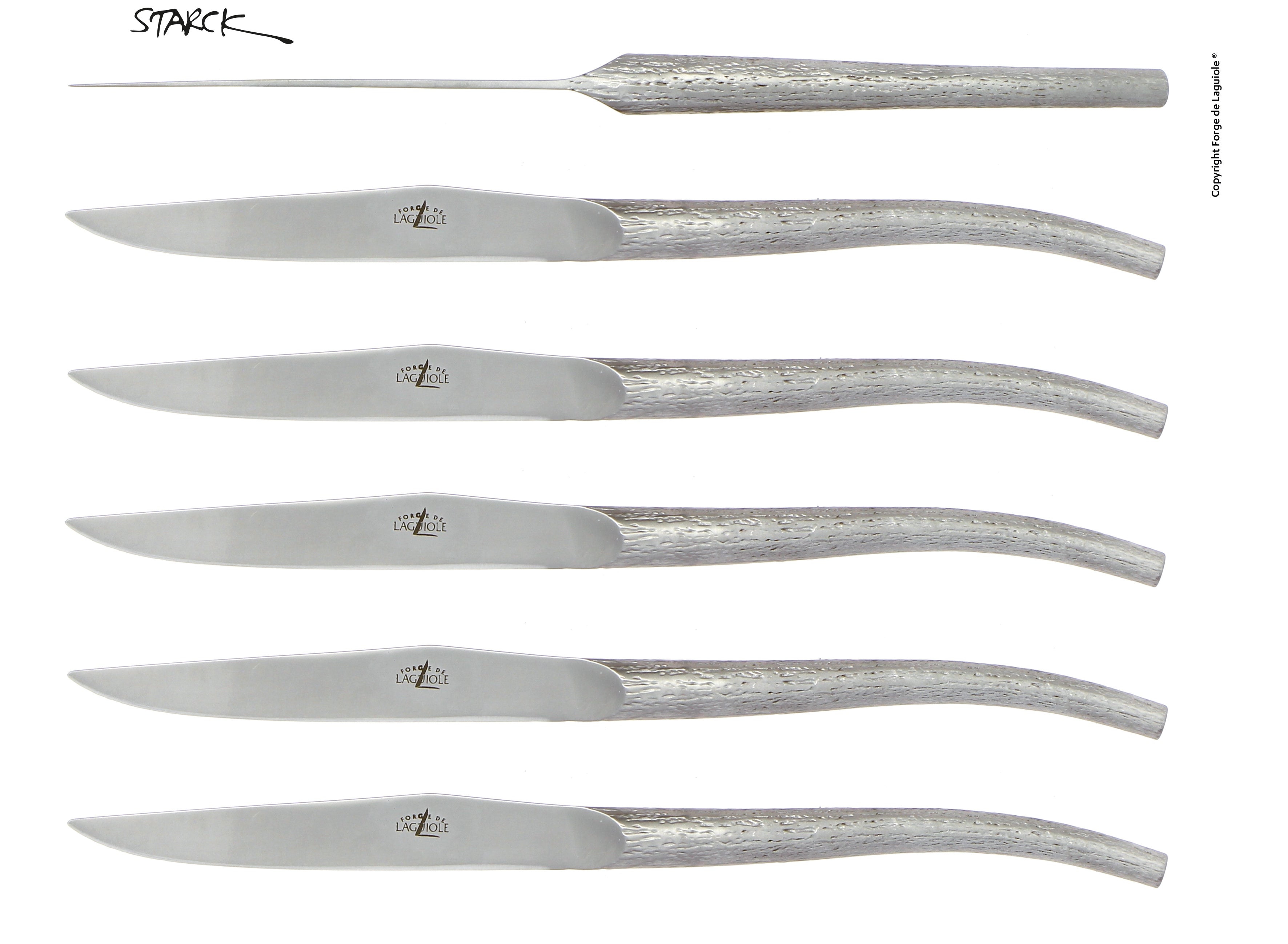 Cuchillos de mesa Forge De Laguiole diseñados por Philippe Starck
