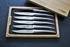 Cuchillos para carne de acero inoxidable pulido Laguiole En Aubrac