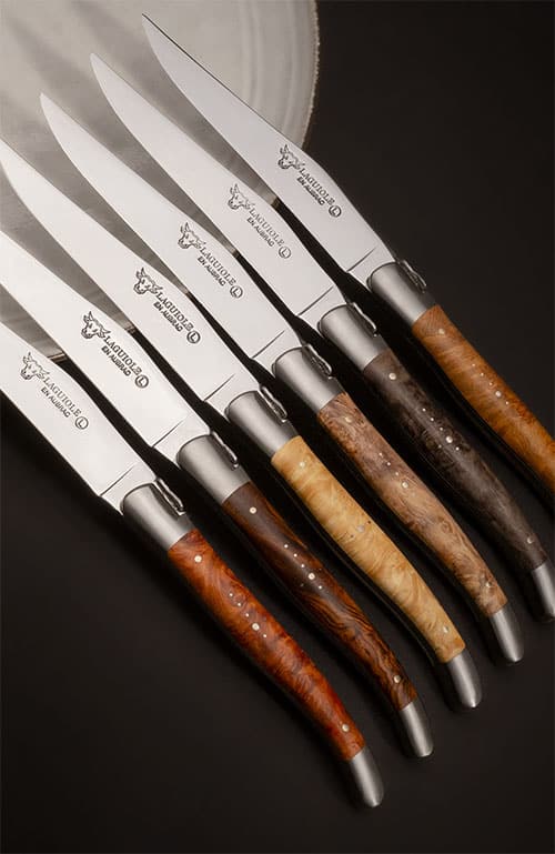 MIXED SET OF 6 | AMBOYNA | IRON WOOD | MAPLE | CHESTNUT | POPLAR | TEAK