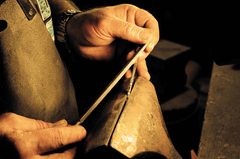 Cuchillos para carne de madera de ébano Laguiole En Aubrac