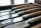 Cuchillos para carne Laguiole En Aubrac de madera de olivo