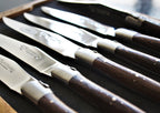 Cuchillos para carne Laguiole En Aubrac de madera wengué