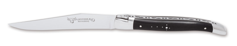 Cuchillos para carne de madera de ébano Laguiole En Aubrac