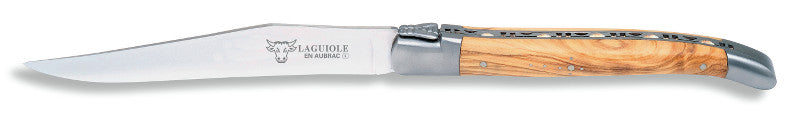 Cuchillos para carne Laguiole En Aubrac de madera de olivo