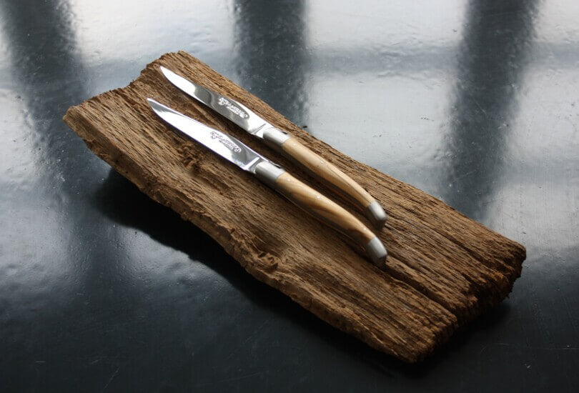 Cuchillos para carne Laguiole En Aubrac de madera de olivo