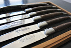 Cuchillos para carne Laguiole En Aubrac de madera wengué