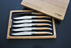 Cuchillos para carne Laguiole En Aubrac de madera de olivo